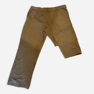 Vintage Habband Army Green Wide Leg Men's Pants Sz 36 w/ elastic pull on waist